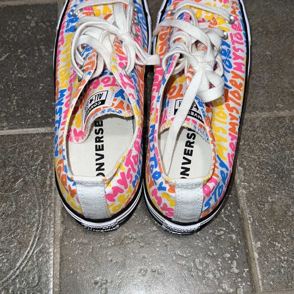 Converse Chuck Taylor My Story Sneakers Low Platform Women's Shoes sz 8.5 - Picture 4 of 6